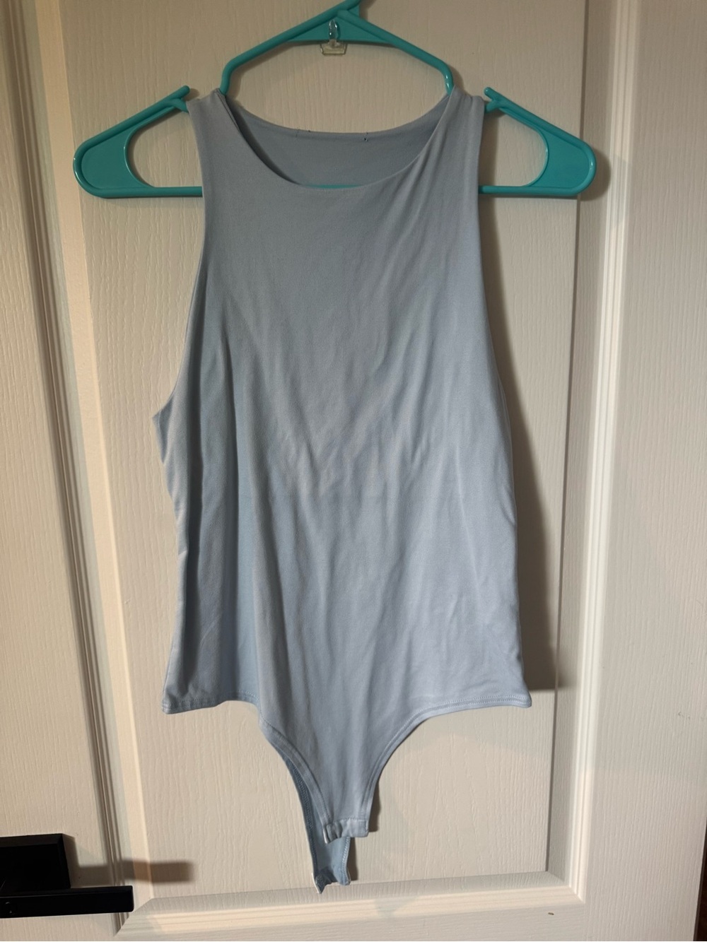 Women’s Sleeveless Bodysuit - Light Blue
